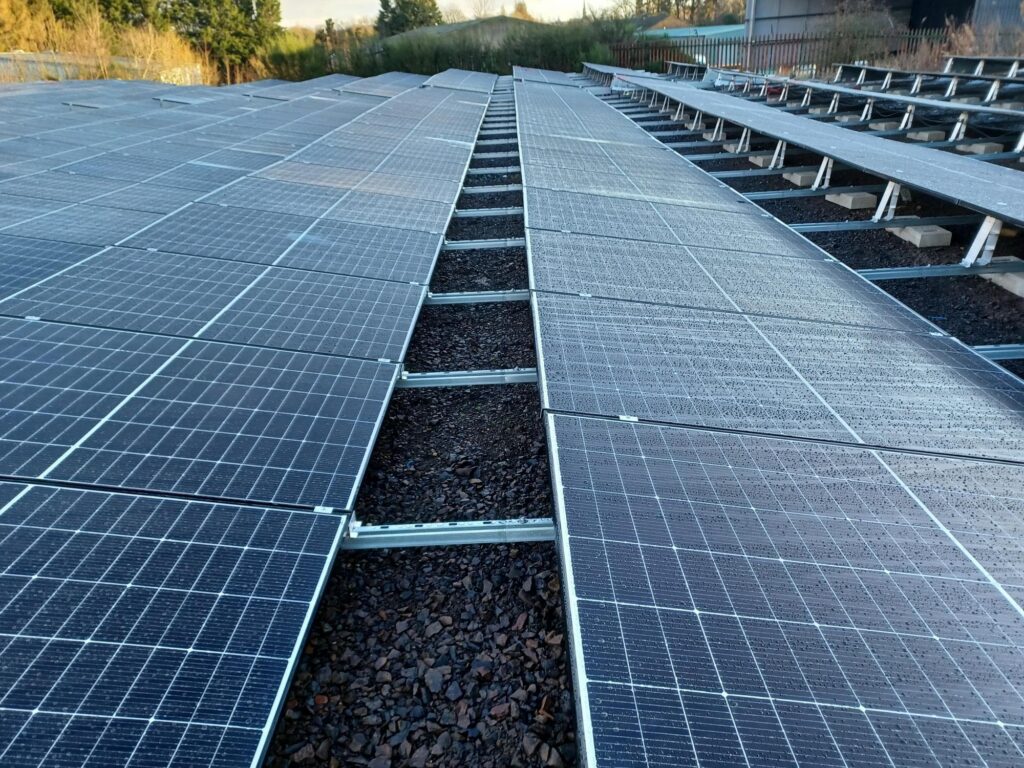 A total of 631 solar panels are now helping to power the wastewater treatment works that serves Forfar.